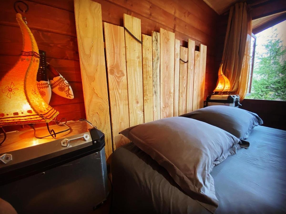 "Le Maloya" Chalets Independants -Chambre Balneo - Relais Motards Lacaune Buitenkant foto
